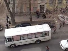 Харьковчане разбили автобус со спецназовцами